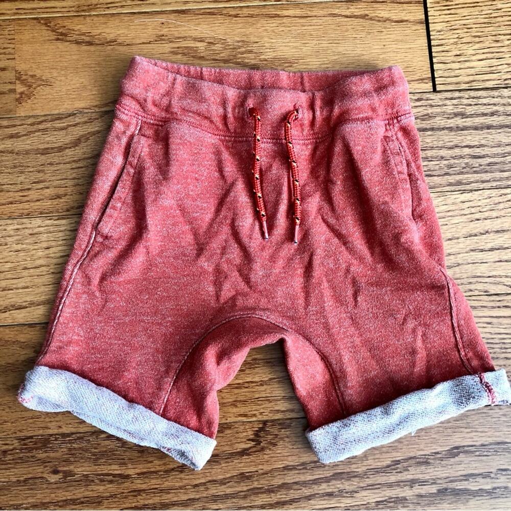 Gap Baby Elasticized Waist Terri Cotton Orange Shorts Toddler Boy’s Size 4